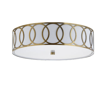 Aria Metal LED Flush Mount - JONATHAN Y
